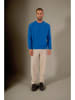 Perfect Cashmere Kasjmieren trui "Blake" blauw