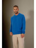 Perfect Cashmere Kaszmirowy sweter "Blake" w kolorze niebieskim