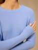 Perfect Cashmere Kaschmir-Longsleeve "Ecrin" in Hellblau