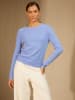 Perfect Cashmere Kaschmir-Longsleeve "Ecrin" in Hellblau