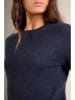 Perfect Cashmere Kasjmieren longsleeve "Ecrin" donkerblauw