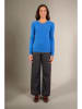 Perfect Cashmere Kaschmir-Pullover "Etret" in Blau