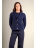 Perfect Cashmere Kasjmieren vest "Mila" donkerblauw