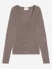 Perfect Cashmere Kaschmir-Cardigan "Paige" in Taupe