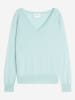 Perfect Cashmere Kaschmir-Pullover "Penelope" in Cyan