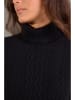 Perfect Cashmere Kaschmir-Rollkragenpullover "Poso" in Schwarz