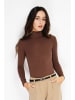 ASSUILI Kaschmir-Body in Dunkelbraun