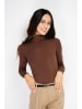 ASSUILI Kaschmir-Body in Dunkelbraun