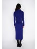 ASSUILI Gebreide jurk donkerblauw