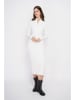 ASSUILI Gebreide jurk wit