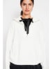 ASSUILI Sweter w kolorze białym