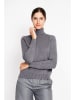 ASSUILI Rollkragenpullover in Grau