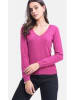 ASSUILI Pullover in Fuchsia