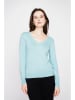 ASSUILI Pullover in Türkis