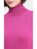 ASSUILI Rollkragenpullover in Fuchsia
