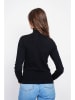 ASSUILI Rollkragenpullover in Schwarz