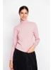 ASSUILI Rollkragenpullover in Rosa