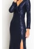 ASSUILI Paillettenjurk donkerblauw