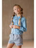 Like Flo Jeansbluse in Hellblau