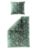 Bierbaum Komplet pościeli satynowej w kolorze beżowo-zielonym
