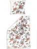Bierbaum Komplet pościeli satynowej w kolorze biało-jasnoróżowym
