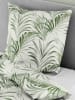 Bierbaum Komplet pościeli satynowej w kolorze biało-zielonym