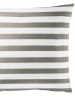 Bierbaum Seersucker-Bettwäsche in Grau/ Weiß