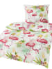 Bierbaum Komplet pościeli w kolorze jasnoróżowo-zielonym z kory