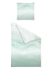 Bierbaum Komplet pościeli w kolorze miętowo-białym z kory