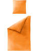 Bierbaum Seersucker-Bettwäsche-Set in Orange