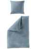 Bierbaum Seersucker-Bettwäsche in Blau