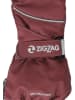 Zigzag Rękawiczki narciarskie "Kempston" w kolorze bordowym