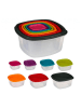 Joybos 7-delige set: vershoudboxen meerkleurig