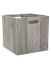 Joybos Aufbewahrungsbox in Grau - (B)30,3 x (H)30,3 x (T)30,3 cm