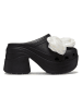 Crocs Clogs "Siren Rosette" in Schwarz/ Weiß