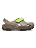 Crocs Slippersy "Terrain Fisherman" w kolorze oliwkowo-limonkowym