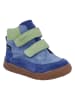 Richter Shoes Leren barefootschoenen "Samy" blauw/groen