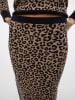 Vero Moda Spódnica dzianinowa w kolorze beżowym