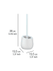 Wenko Toiletborstelgarnituur "Badi" wit - (H)38 cm