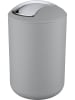 Wenko Schwingdeckeleimer "Brasil" in Grau - 6,5 l