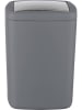 Wenko Prullenbak met swingdeksel "Barcelona" antraciet - 8,5 l
