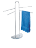 Wenko Handtuchständer "Raumwunder" in Chrom - (B)33 x (H)93,5 x (T)48 cm