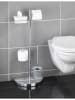 Wenko WC-Garnitur in Silber - (B)34 x (H)84,5 x (T)18 cm