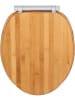Wenko Easyclose-toiletbril "Bambusa" lichtbruin