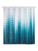Wenko Zasłona prysznicowa "Tullin" w kolorze niebiesko-białym - 200 x 180 cm