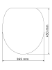 Wenko Absenkautomatik-WC-Sitz "Tavola" in Weiß