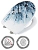 Wenko Easyclose-toiletbril "Sereno" blauw/wit