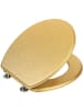 Wenko WC-Sitz "Aldeno" in Gold