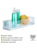Wenko Duschablage "Vacuum-Loc Quadro" in Transparent - (B)38,5 x (H)8,5 x (T)14,5 cm