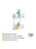 Wenko Edelstahl-Wandregal "Quadro" - (B)25,5 x (H)32,5 x (T)14 cm